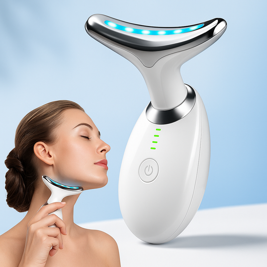 Masažer Za Lice i Vrat  + Serum Protiv Bora i Starenja Za Samo 1 RSD!